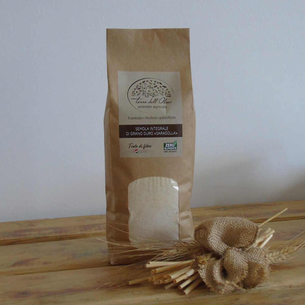 Semola integrale di grano duro Saragolla - Propduzione propria